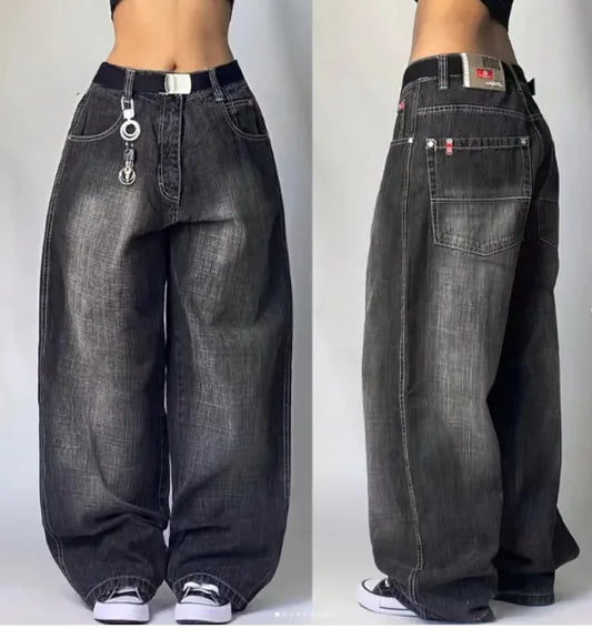 baggy jeans with design